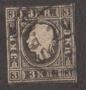 Austria Scott #7 Stamp - Used Single