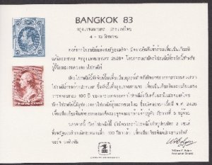 US SC86 BANGKOK 83 Souvenir Card