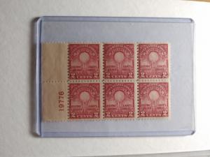 SCOTT # 654 PLATE BLOCK OF 6 MNH EDISON JUBILEE GREAT FIND !! VERY DESIRABLE !!!