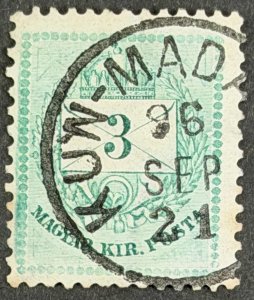 Hungary, 1888-1898, SC#19h, Crown of St. Stephen, Used, F