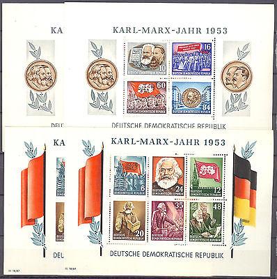 GDR #144 and #146 Mint perforated and imperforated  compl...