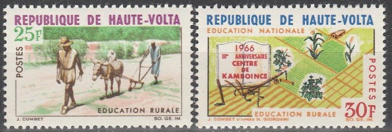 Burkina Faso #171-2 MNH F-VF  (V371)