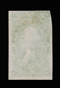 EXCELLENT GENUINE SCOTT #R85a F-VF 1862-71 GREEN 1ST ISSUE CHARTER PARTY #18549