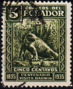 Ecuador.1936 5c S.G.520 Fine Used