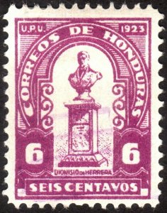 1924, Honduras 6c, Used, Sc 213