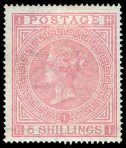 MOMEN: GREAT BRITAIN SG #126 1867 UNUSED £11,000 LOT #61282