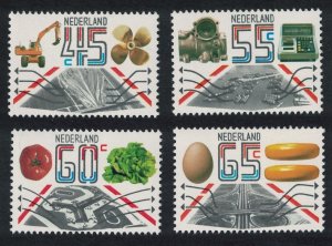 Netherlands Industrial and Agricultural Exports 4v 1981 MNH SC#616-619