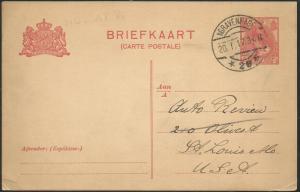 Netherlands, Government Postal Card