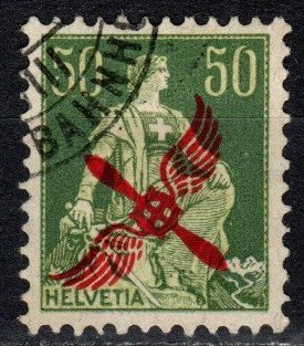 Switzerland #C2  F-VF Used  CV $110.00   (X491)