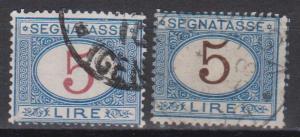 Italy #J17-8 Fine Used CV $70.00 (B8683)