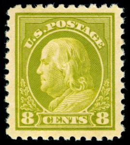 MOMEN: US STAMPS #431 MINT OG LH PSE CERT GRADED XF-SUP 95J