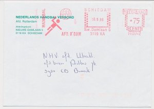 Meter cover Netherlands 1990 Dutch Handball Association - Schiedam