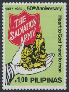 Philippines  SC#  1858  MNH Salvation Army  see details & scans