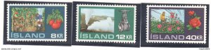 Sp746 1972 Iceland Agriculture Michel #465-7 1Set Mnh