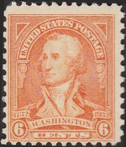 # 711 Mint FAULT Red Orange Washington Bicentennial