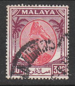 Malaya Selangor 1949 Sc 99 30c Used