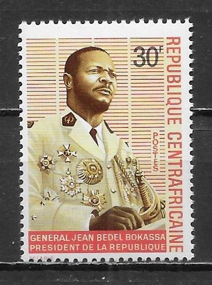 Central African Republic 118 President Bokassa single MNH