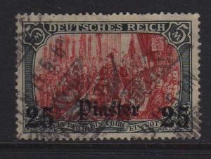 Germany PO in Turkish 1905 SG 58 FU