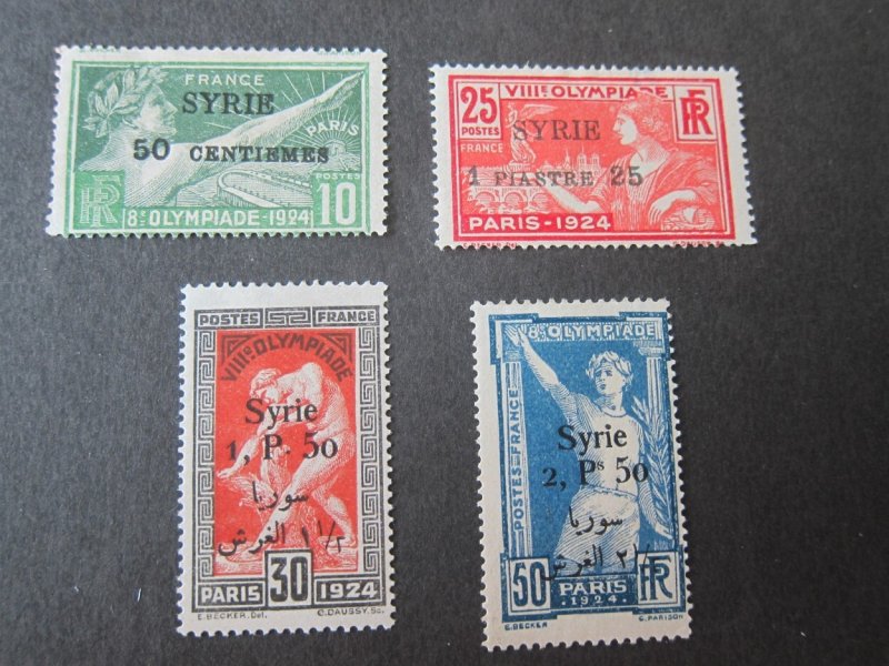 Syria 1924 Sc 166-69 ( a few gum thin) set MH