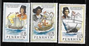 Penrhyn 1992 500th Anniv. of Discovery of America Columbus MNH A233