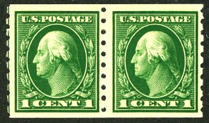 U.S. #412 MINT PAIR OG LH