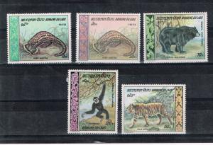 Laos  1969  192/3,C59/61 MNH  Fauna