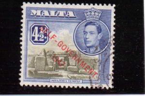 Malta  Scott#  215  Used