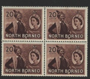 North Borneo Sc#269 MNH - Block of 4