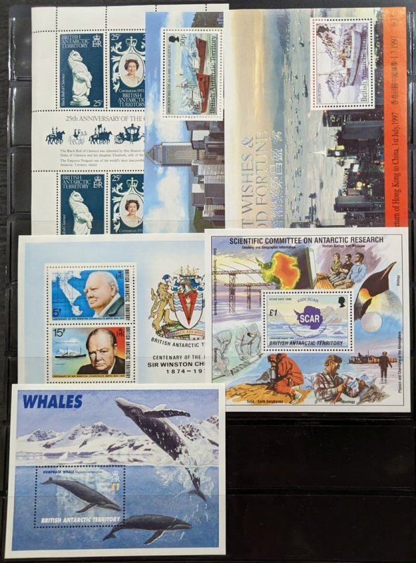 EDW1949SELL : BRITISH ANTARCTIC Beautiful collection of ALL DIFF VF MNH Cat $363