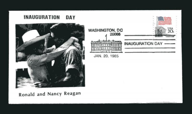 1985 Reagan Inauguration Cover - Hank Cachets 2