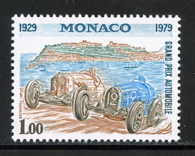 Monaco 1197 MNH, Monte Carlo Automobile Grand Prix Issue from 1979.