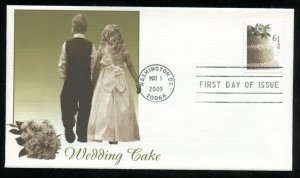 US 4398 Weddings - 61 cent Cake UA Fleetwood cachet FDC