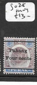 MALAYA   PAHANG  (P1107B)   TIGER 4C/8C   SG 28  MOG 