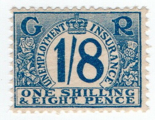 (I.B) George V Revenue : Unemployment Insurance 1/8d