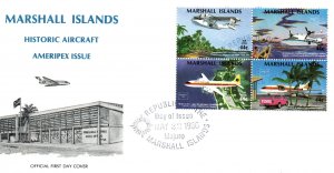 Marshall Islands C6a Airplanes U/A FDC