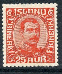 Iceland #121, Mint Hinge.
