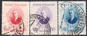 Italy  #397-399  Used