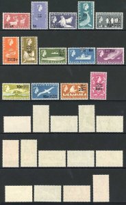 South Georgia SG18/31a Decimal Set of 14 U/M Cat 60 pounds