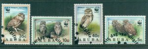 Aruba 1994 WWF Owls FU lot81623