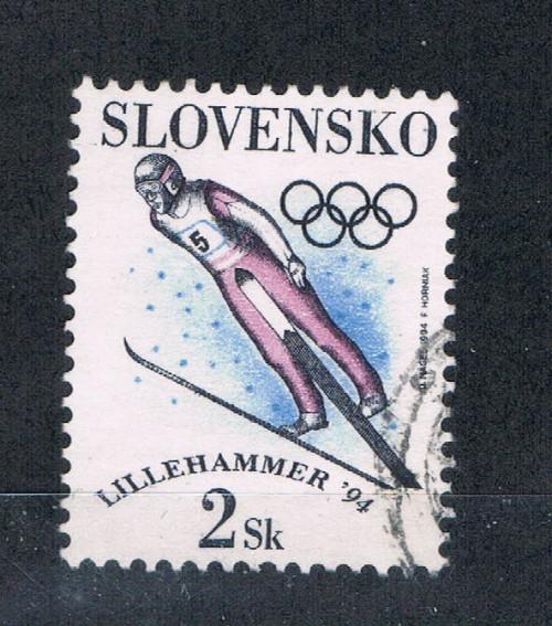 Slovakia #176 Used 1994 Winter Olympics (S0177)