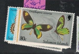 Solomon Islands Butterfly SC 431-4 MNH (6erh) 