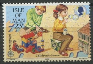 Isle of Man Sc#397 MNH, 23p multi, Europa (C.E.P.T.) 1989 - Children's Games ...