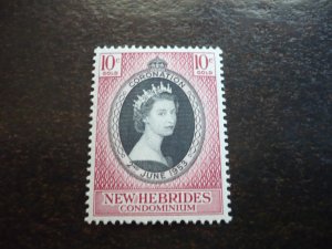 Stamps - New Hebrides - Scott# 77 - Mint Hinged Set of 1 Stamp