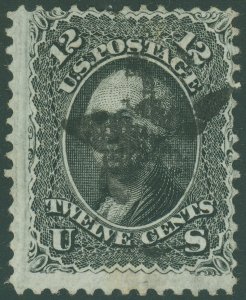 US SCOTT #97 USED-FINE, 5 POINT SOLID STAR Fancy Cancel, Scott Cat Value $240+!