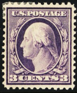 333, Mint H 3¢ Nice Looking Stamp! SCV $30.00