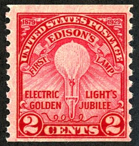 U.S. #656 MINT OG NH