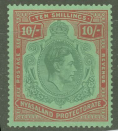 Nyasaland Protectorate #66v  Single