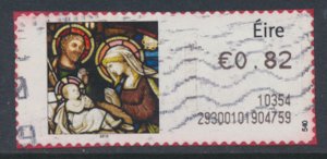 Ireland Machine Label (M17) Used Christmas 0.82 see details & scan