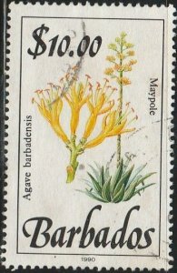 Barbados, #768b Used From 1990