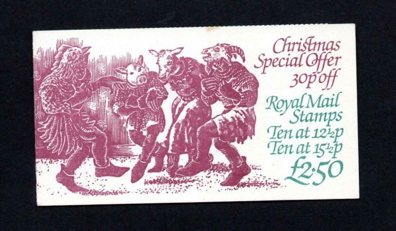 CHRISTMAS 1982 BOOKLET CYLINDER B23 B21 pB52 MCC £75 SG £140